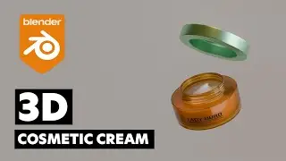 Create a cosmetic cream jar in BLENDER | Blender Tutorial