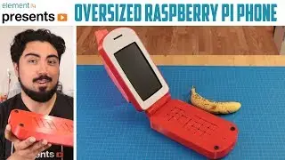 PiPhone++ The Giant Raspberry Pi Flip Phone