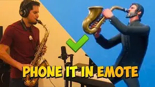 Phone It In Emote Fortnite (Sax Cover Bermeo) [Sheet Music]