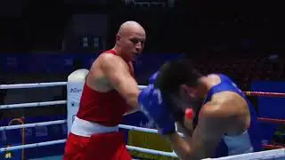 Bakhodir Jalolov (UZB) vs. Ivan Dychko (KAZ) Asian Championships 2015 QF's (91+kg)
