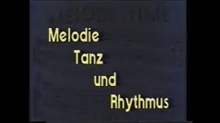 Melody Time German VHS Opening (Disney) 1987 HQ audio