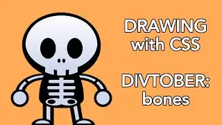 Drawing with CSS: divtober bones