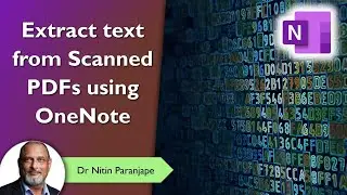 Find, search, get or copy text from scanned PDF using OneNote - free - 2021 - OCR