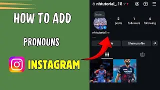 How to add pronoun to instagram profile||Instagram me pronoun kaise add kare