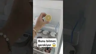 Açıkta kalan limon buzdolabındaki zehiri topluyor#mutfaksırları #shortsyoutube#trending#trend #hack