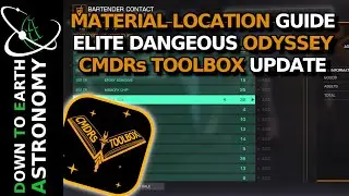 Where to find Materials in Odyssey Alpha? CMDRs Toolbox Update | Elite Dangerous