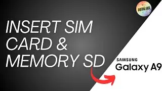 How To INSERT SIM Card & Memory SD In Samsung Galaxy Tab A9 & A9+