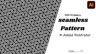 How to make Geometric 3D seamless pattern design in Adobe illustrator