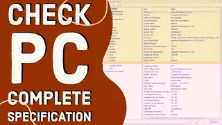How to Check PC Specs on Windows 10 pc and windows 11 pc (No Downloads required)
