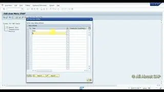 How to Create, Change Area Menu in SAP | All About SAP