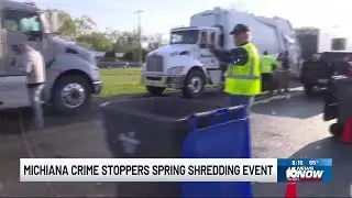 Michiana Crime Stoppers holds 2024 Spring Shredding event - Pt. 1
