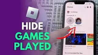 How To Hide What Games You Are Playing On Roblox Mobile