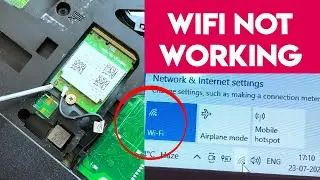 Laptop Wi-Fi is Not Working Problem Fix in Windows 10/8/7 | Missing WiFi Fix | WiFi Not Showing Fix
