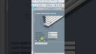 How to Create louvers in SketchUp