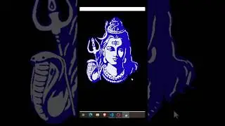 Strange Coder 🔥 Drawing Shiv Using Python 