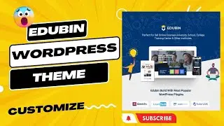 Edubin Education WordPress Theme customize 2023