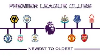 Premier League CLUBS RANKED from NEWEST to OLDEST