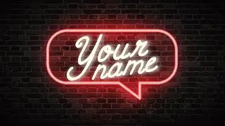 Free Neon Intro Template 