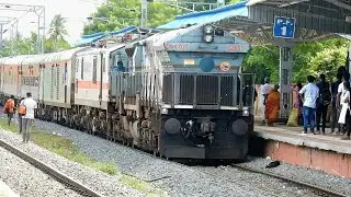 Surprise Diesel Loco || 22676 Cholan SF Express with GOC WDG4!