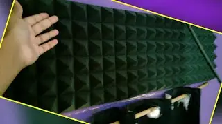 Insopack Foam Pyramid Wall  (18 Panels Black) Unboxing | Make any room Sound Proof | Reduce Echo