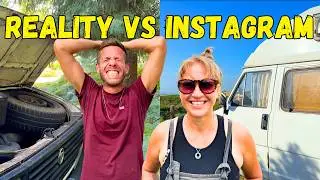 Day in the LIFE of a UK VANLIFER | Instagram VS Reality