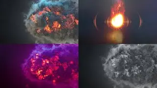 Fire Blast Logo Intro AFTER EFFECTS Template Videohive 32826516