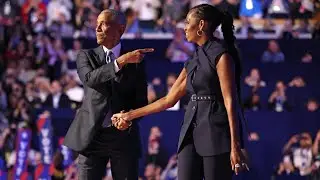 Michelle and Barack Obama 2024 