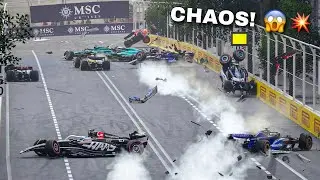 F1 2024 AI causes CARNAGE at Baku! 😱💥