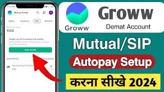 How To Activate Autopay In Groww App | Groww me autopay kaise chalu kare | Groww Autopay setup