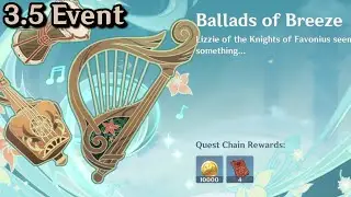 3.5 Event - Ballads of Breeze | Genshin Impact