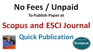 Multidisciplinary Scopus Unpaid Journal | Fast Publication Journal | Sci Indexed #multidisciplinary