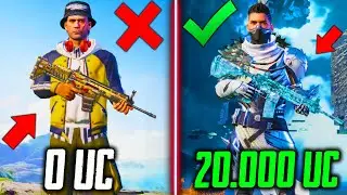 УДАЧНАЯ ПРОКАЧКА АККАУНТА на 20000 UC В PUBG MOBILE! ПРОКАЧАЛ АККАУНТА на 20000 UC ПУБГ МОБАЙЛ!