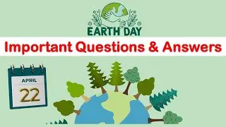 Let's Celebrate Earth Day  | Important Questions Mother Earth | Quiz on Earth Day | Earth Day 2024