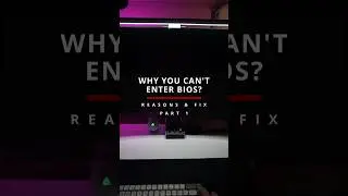 Why you can't enter bios PART 1 #shorts