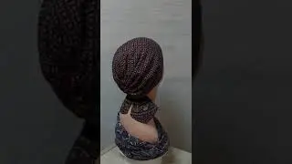 Бандана с драпировкой сзади Шерсть 100%. Артикул 111752