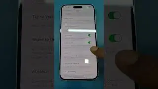 iPhone 15 Plus Vibration on/off | How to turn on vibrate mode on iPhone 15 |