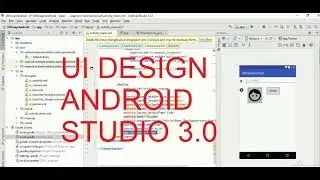 UI design and add material icon in android studio 3. 0