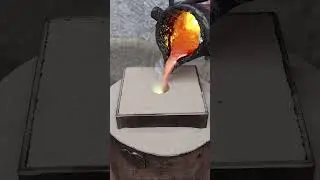 Making N8 Ball out of Nails - Sand Casting