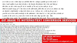 gif image to notepad conversion, mjs font conversion, lee font conversion