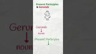 Present Participles vs Gerunds #englishgrammar #englishlearning