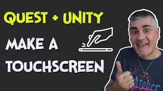 Unity XR - How to make a touchscreen
