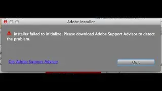 Installer failed to initialize On Mac  Problem Fixed