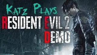 Let's Play Resident Evil 2 REmake, Katz Plays | DEMO | Return to Raccoon City