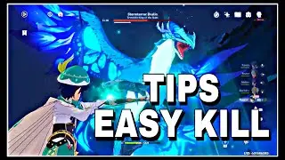 Genshin Impact ~ Easiest Way to Kill Stormterror Dvalin | Newbies Tips