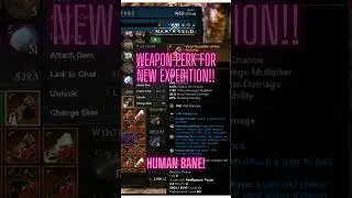 New World-New Perk (Human Bane!!!!)