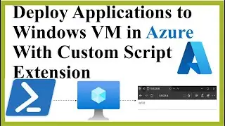 Deploy applications to a Windows virtual machine in Azure with the Custom Script Extension 