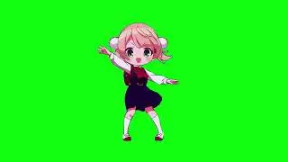 9mm go bang - shigure ui loli dance green screen