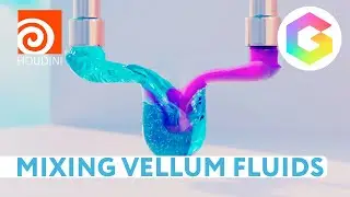 Premium Houdini Tutorial - Mastering Realistic Fluids in Houdini with Vellum - Teaser