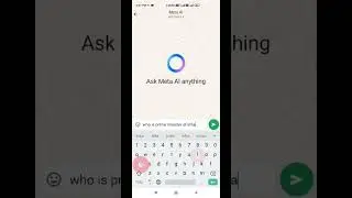 Whatsapp New AI Feature // whatsapp new Meta AI Feature 2024 #shorts #ai
