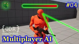 Sight Progress Bar - Making an AI Guard #4 - Multiplayer AI - Unreal Engine 5 ( Beginner Friendly )
